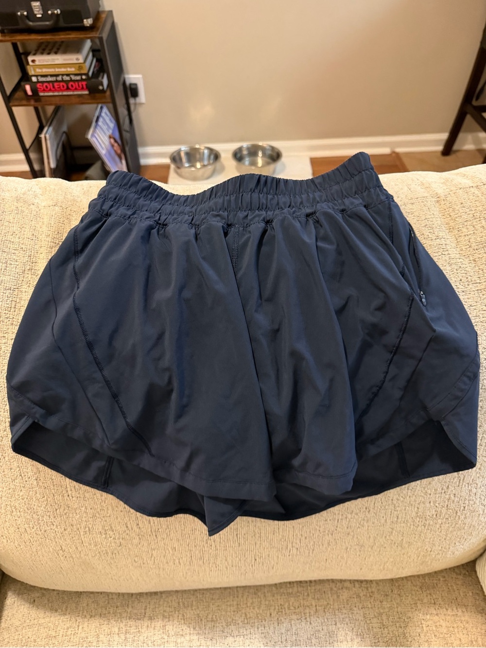 Navy blue Lululemon shorts size 8 #athletic #activewear